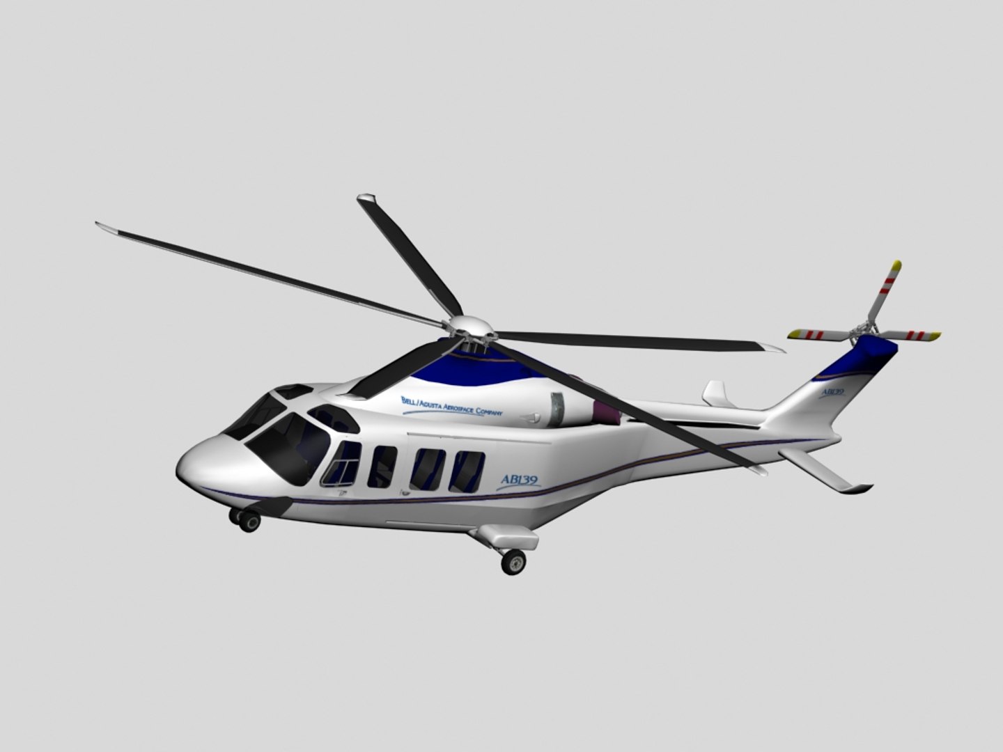 Aw-139 Helicopter Agusta Westland 3d Model