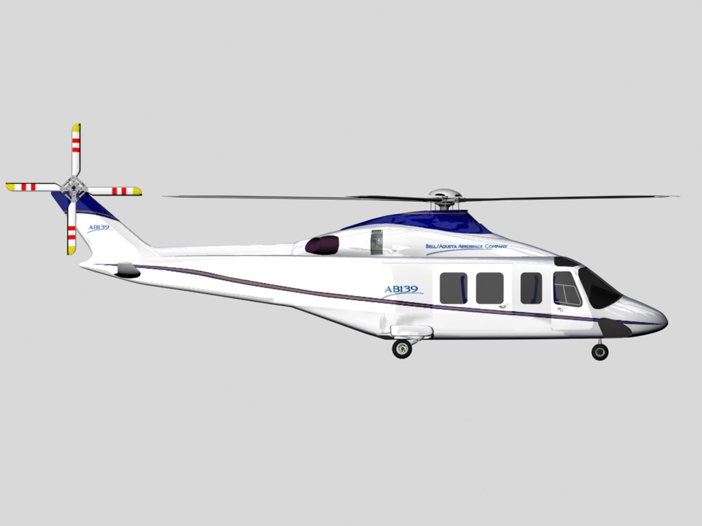 Aw-139 Helicopter Agusta Westland 3d Model