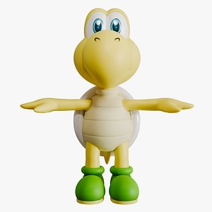 Green Turtle Koopa Troopa Super Mario Assets