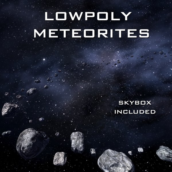 Meteorites (Lowpoly)