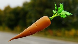 3D Carrot Scene model