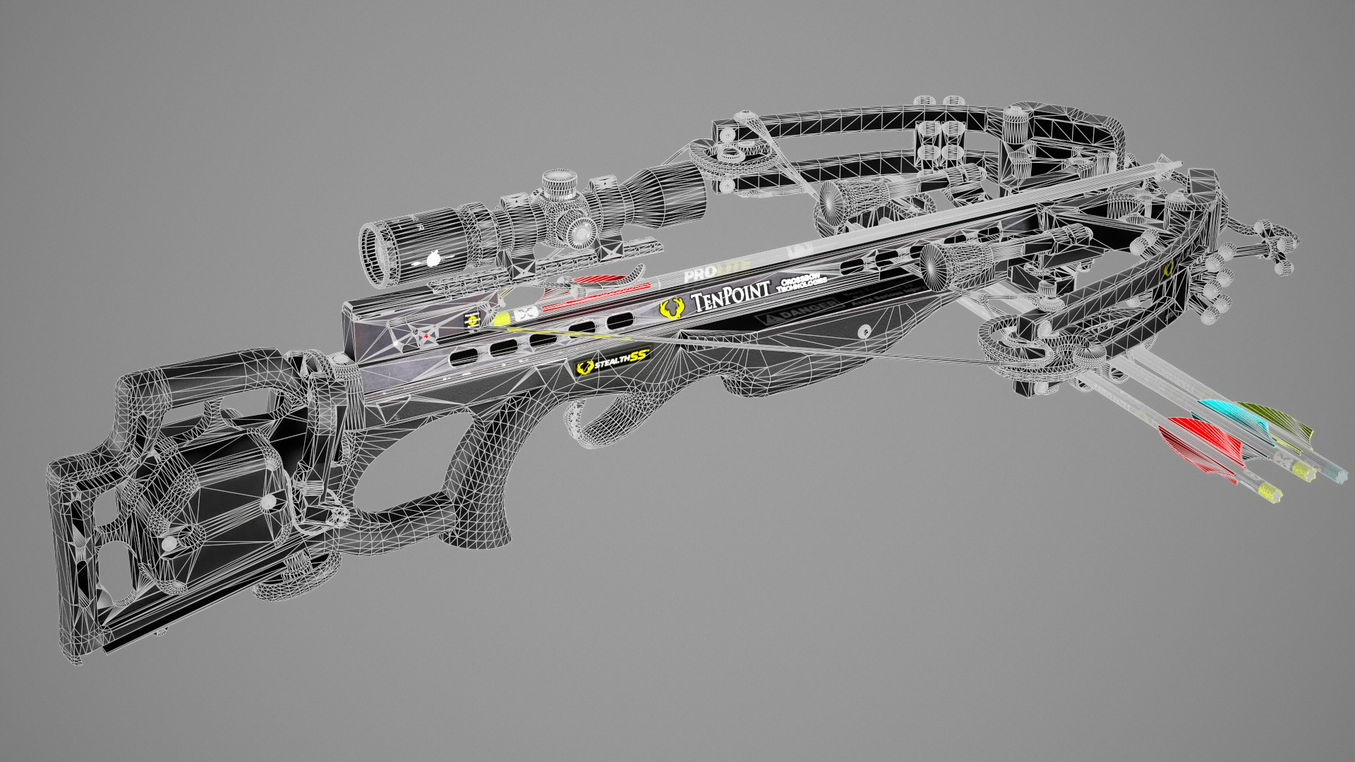 Tenpoint Stealth Hunting Crossbow Model - TurboSquid 2196336