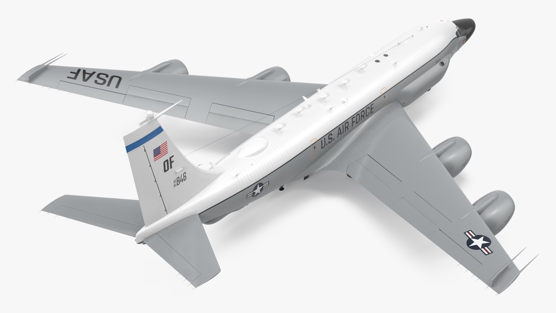 Boeing RC-135W Rivet Joint Rigged 3D model preview