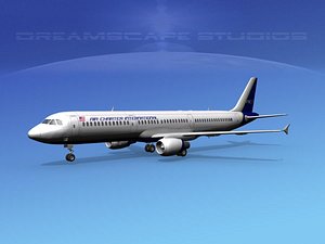 3d model of scale airbus