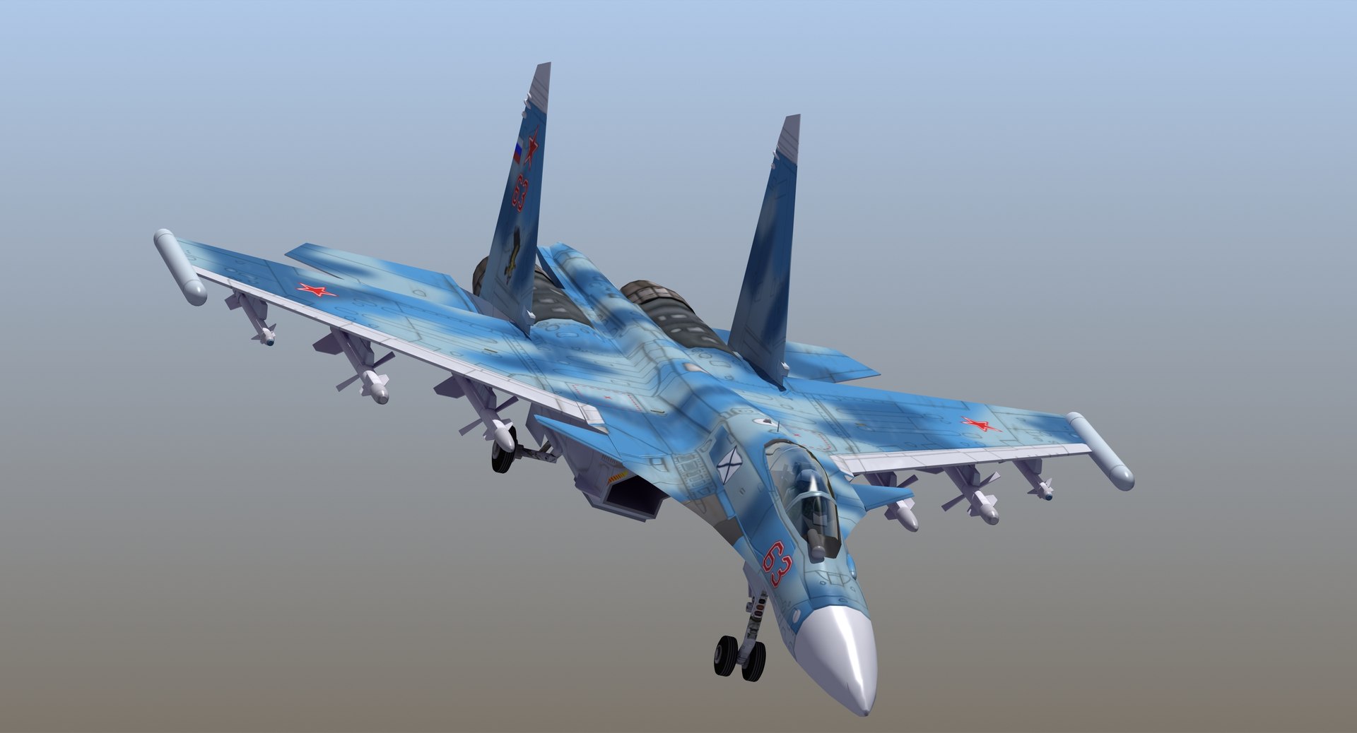su-33 flanker d fighter aircraft 3D model https://p.turbosquid.com/ts-thumb/JP/igKysT/FuCcTqws/su33_flanker_grad_0080/jpg/1509091407/1920x1080/fit_q87/835661bffb554b512a491e98d09a3924c2c77a1e/su33_flanker_grad_0080.jpg