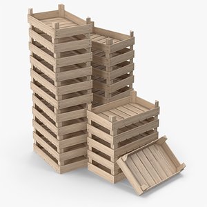 Wooden Crates Stack