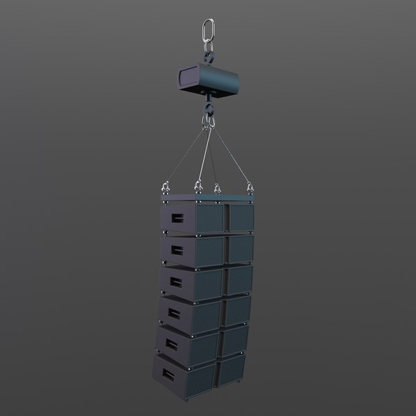 modelo 3d Altavoces Line Array - TurboSquid 1772333