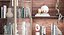 Bookcase with books decor and accessories
