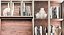 Bookcase with books decor and accessories