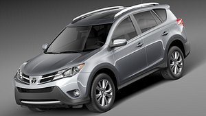 toyota rav rav4 suv 3d model