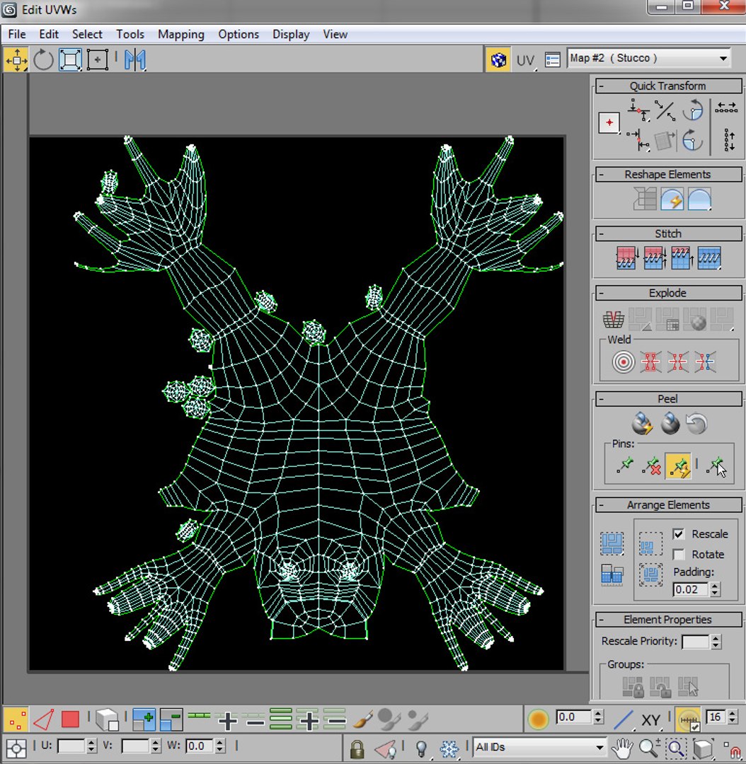 Cartoon Frog Rigged Character 3d Max
