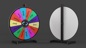 3D Wheel of Fortune model
