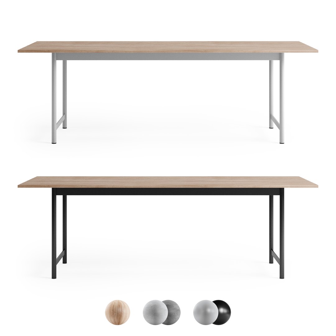 3D Bolia Garden Table Track3 Model - TurboSquid 2146948