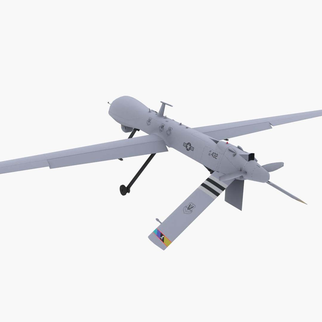 Mq-1a Predator 3D Model - TurboSquid 1351567