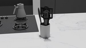 kitchen tools cooking utensils 3D