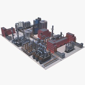 Industrial Area 51 3D model