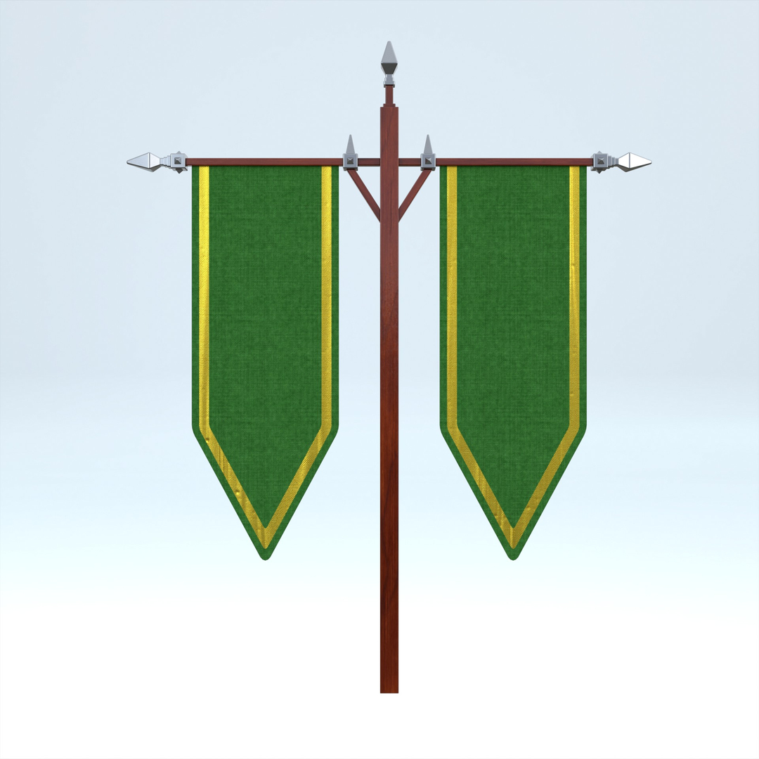 Double Banner Cone Green 3D model https://p.turbosquid.com/ts-thumb/JQ/Dktbcj/z6/animation/jpg/1773419665/1920x1080/turn_fit_q99/53a7d05e839f3590252c3bb63fbe28c60b3b0a9d/animation-1.jpg