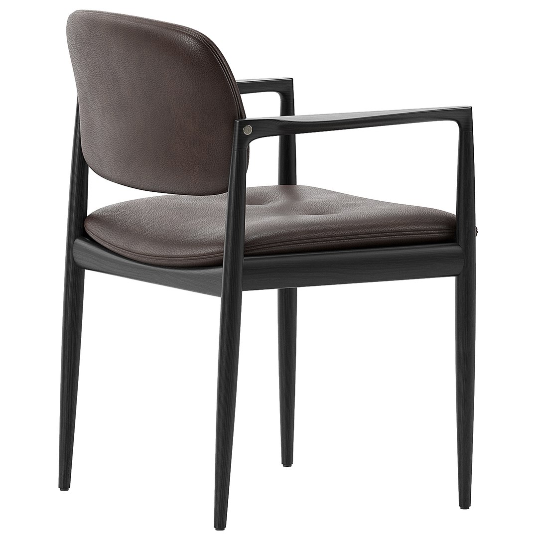 Yoko Dining Chair Minotti 3D Model TurboSquid 2010113