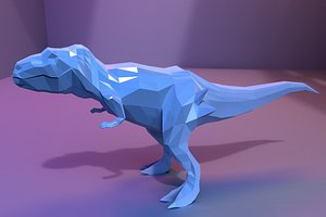 low-poly animations model