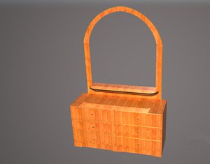 3D mirror cupboard model