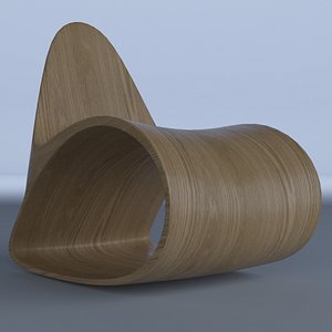 chair wood plywood model