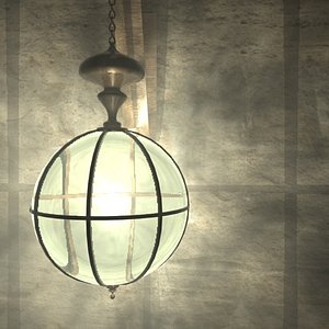 c4d victorian lamp