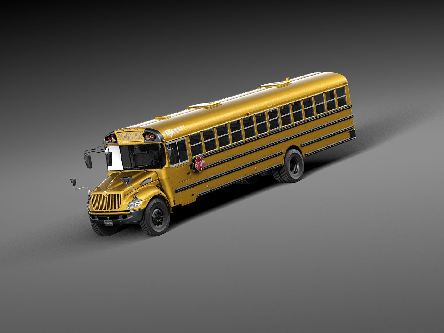 School bus diecast model ic ce hot sale
