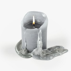 3D POLYPASTA - candle blue used 01 model