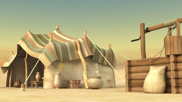 tent oasis 3D model