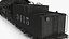 Vintage Steam Locomotive ATSF 3415 Rigged for Cinema 4D