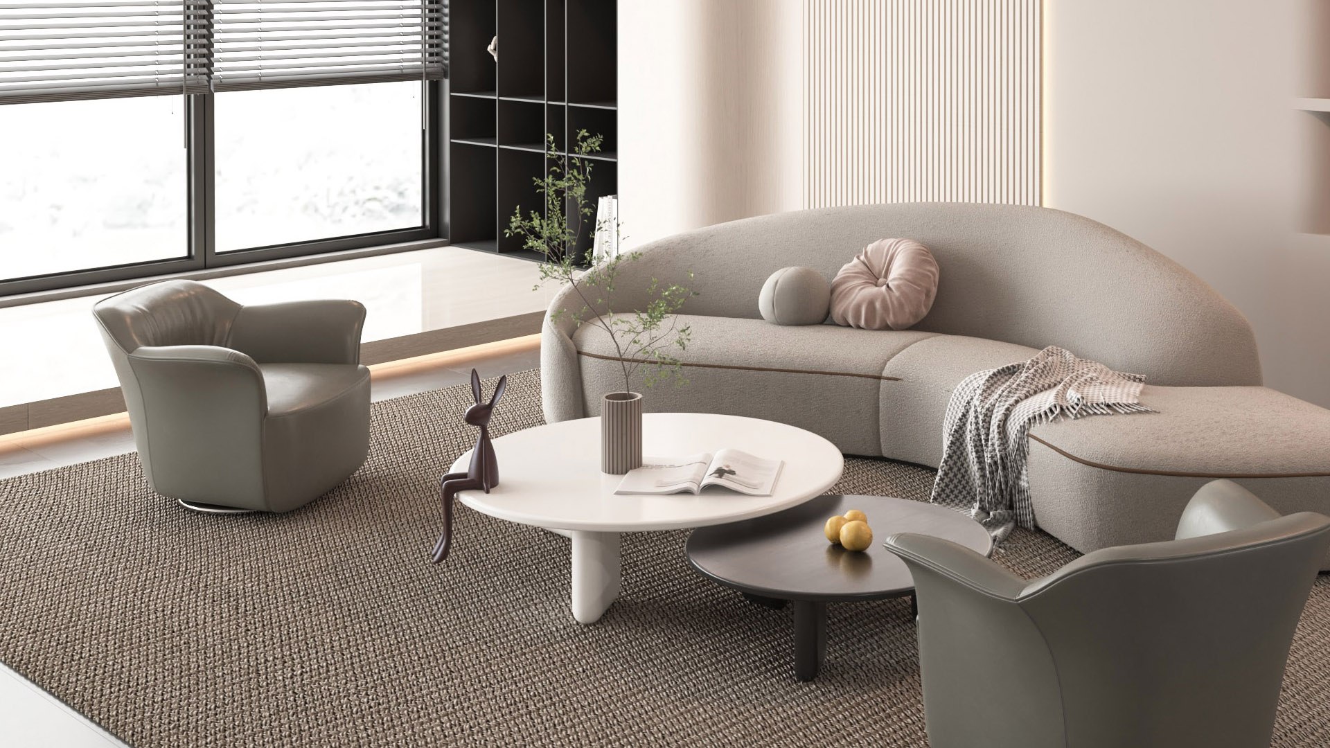 Modern living room 3D model - TurboSquid 2102009
