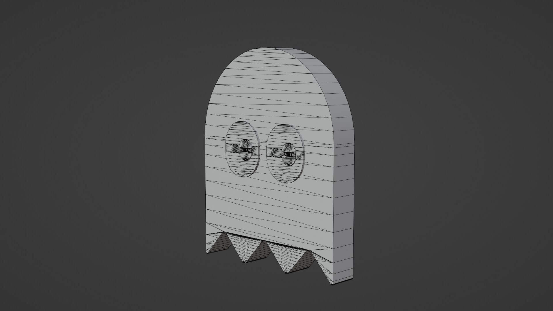 Pacman Ghost Clyde model TurboSquid 2045111
