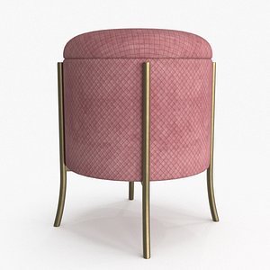 Baxley Ottoman Pink