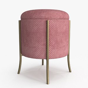 Baxley Ottoman Pink