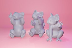 koala 3D model