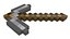 Minecraft Pixelated Stone Pickaxe Asset