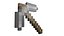 Minecraft Pixelated Stone Pickaxe Asset