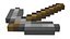 Minecraft Pixelated Stone Pickaxe Asset