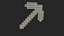 Minecraft Pixelated Stone Pickaxe Asset