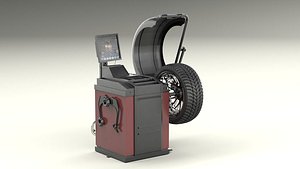 Automatic Balancing Machine 3D model