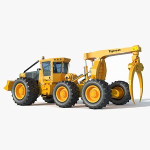 Tigercat Skidder Forestry Loader 635E 3D