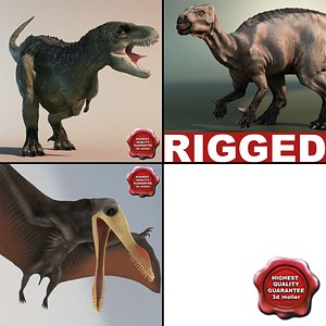 Dinosaurs Rigged Collection