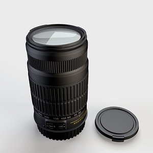 camera lens 3d model