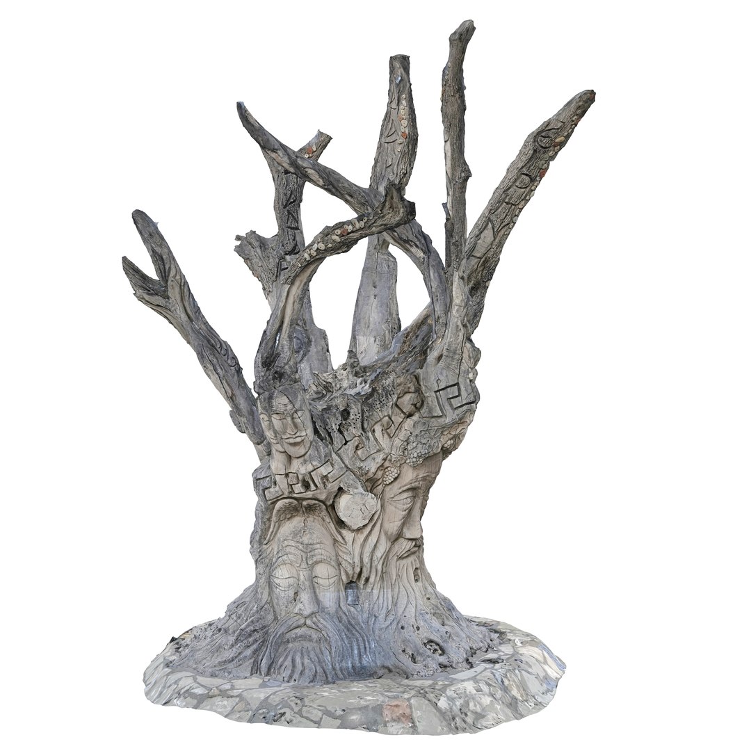 3D Model Mystical Tree Druid Forest - TurboSquid 2061938