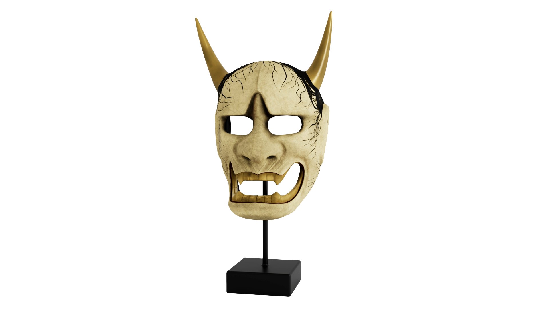 3D Hannya Demon Mask - TurboSquid 2175112