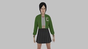 3D model Varsity Woman