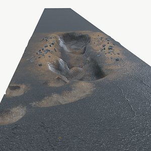Construction Road 3D model