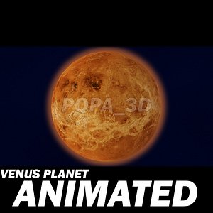 3d venus planet