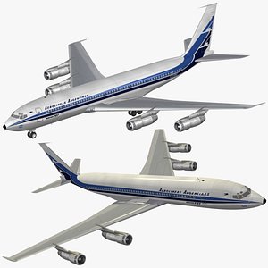 Boeing 707-300 Aerolineas Argentinas 1970s-1980s Livery