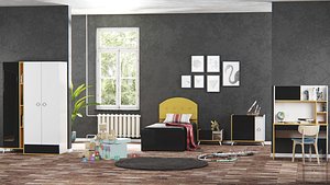 childrens room and kids room 3 3D model